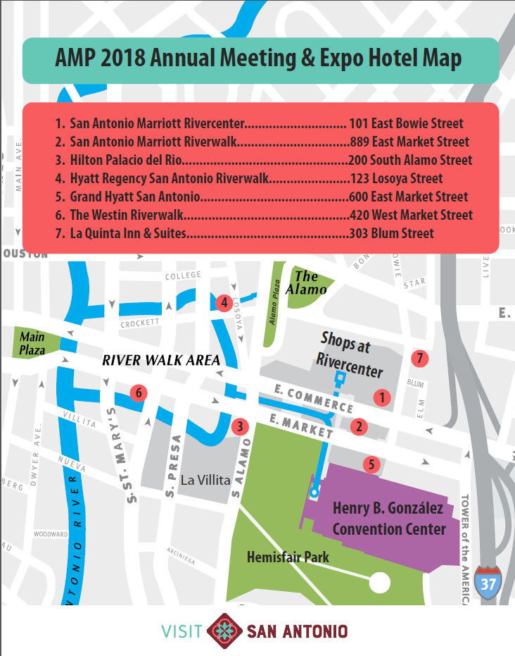 Riverwalk Map With Hotels Hotel Information - Amp2018